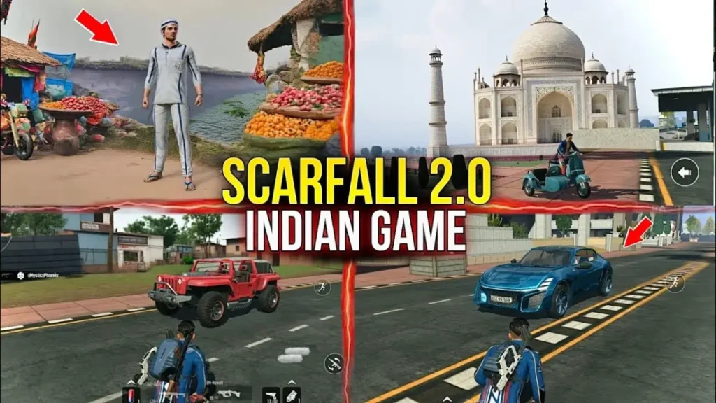 scarfall download android gameplay indian battle royale
