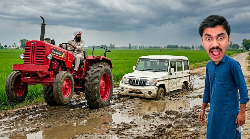 Best mobile viral games 2026 — Indian tractor simulator pulling SUV through mud on Android