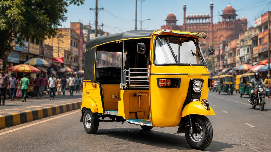 Auto Riksha on Indian Road Game
