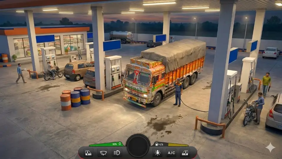 Indian Truck Game realistic cargo truck driving on Indian highways
