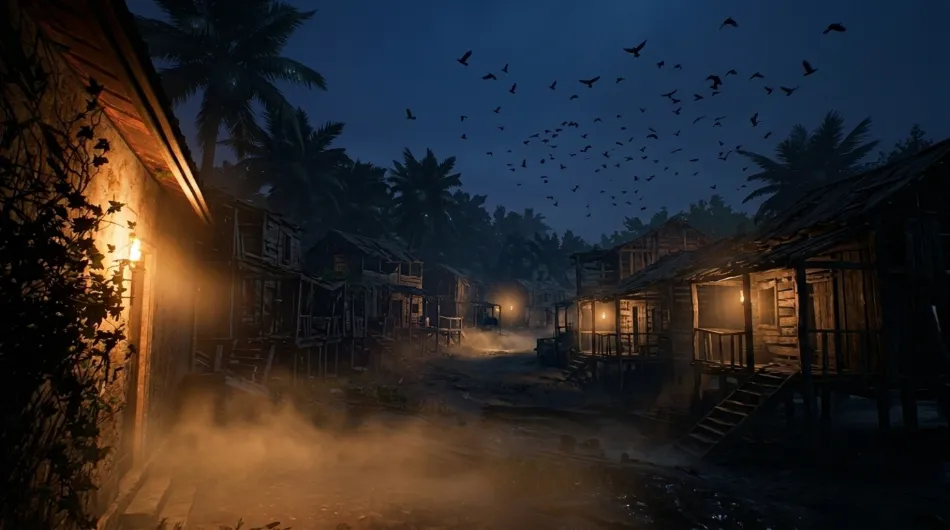 Thekku Island mysterious adventure exploration game environment